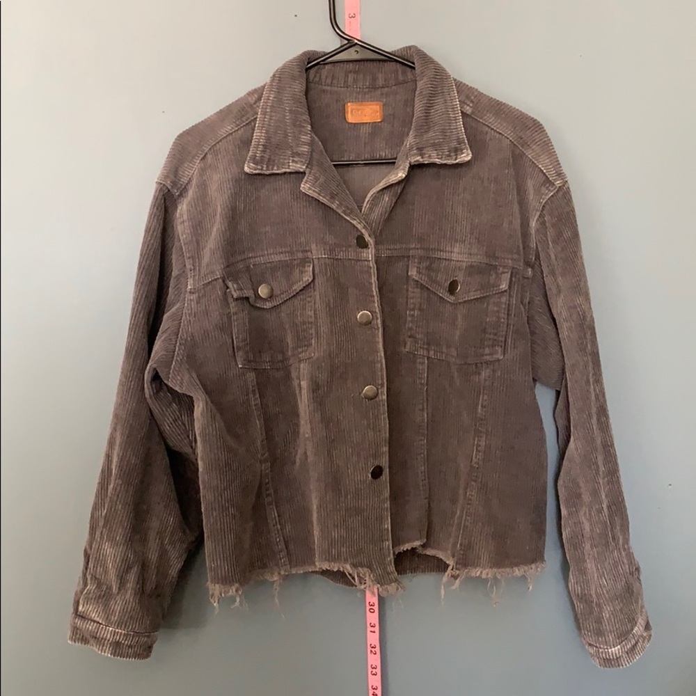 Corduroy Distressed Jacket